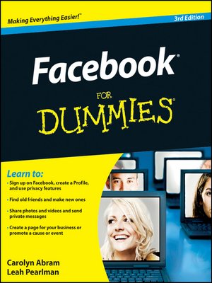cover image of Facebook For Dummies